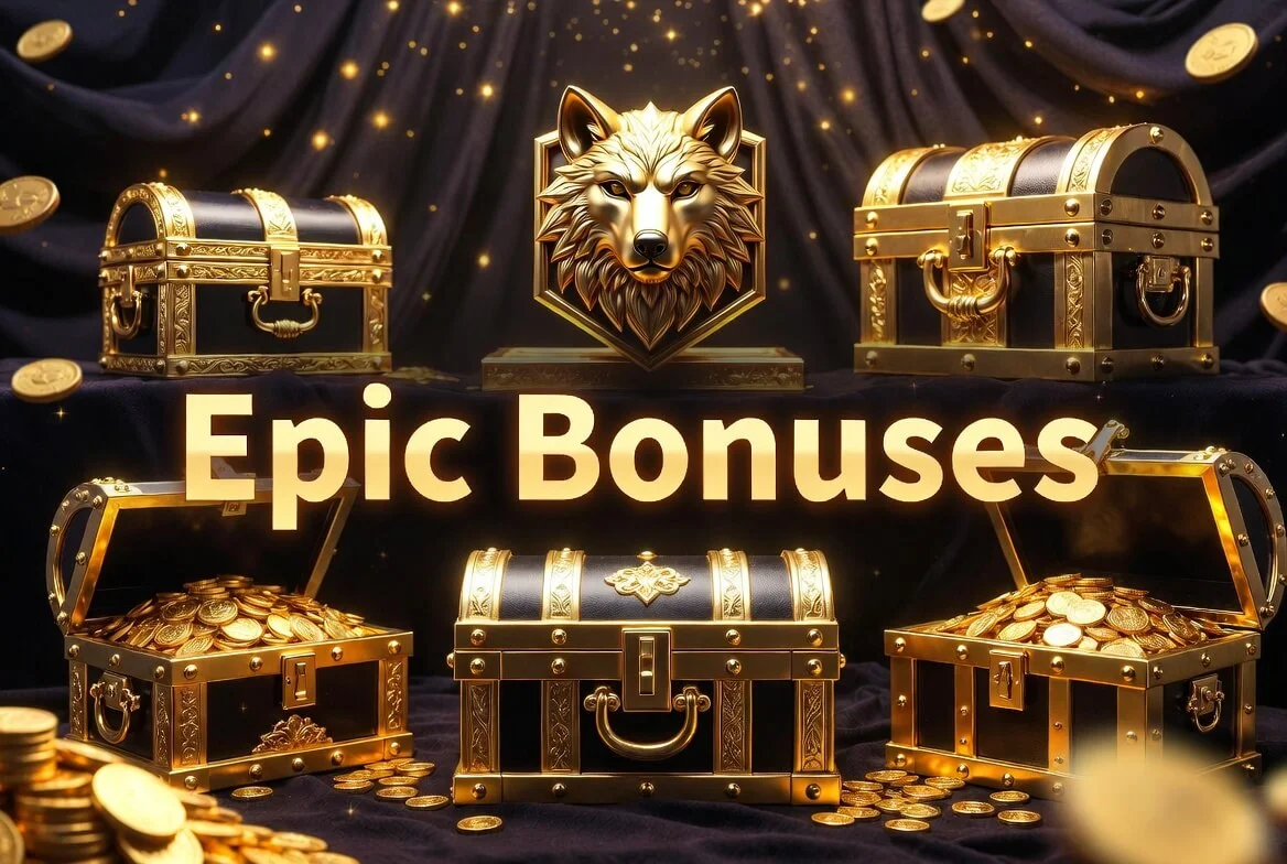 Wolf Winner free spins and the four-part welcome bonus package