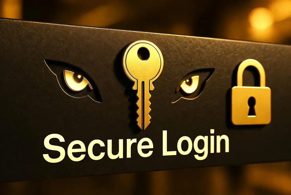 Wolf Winner login screen for signing in to an AUD account
